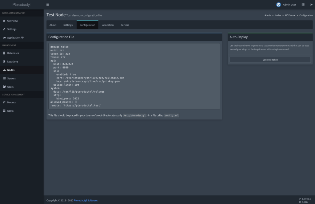 Game Server Hosting Company: Wing configuration