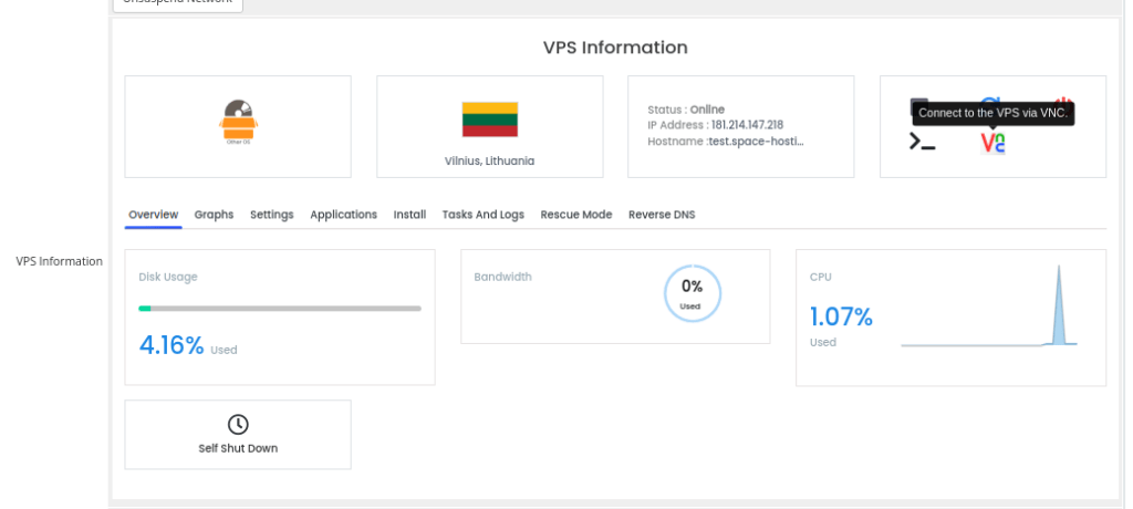 access Kali Linux VPS via vnc